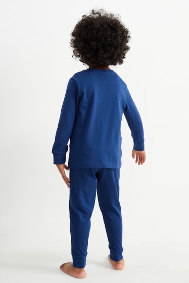 Copii - Multipack 2 buc. - pijama - 4 piese - albastru deschis