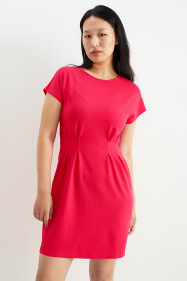 Women - Fit & flare dress - pink