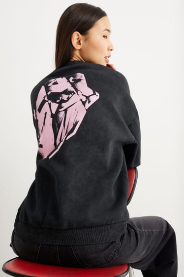 Damen - Sweatshirt - Rolling Stones - schwarz