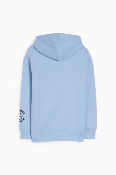 Enfants garçons - Pokémon - sweat à capuche - bleu clair