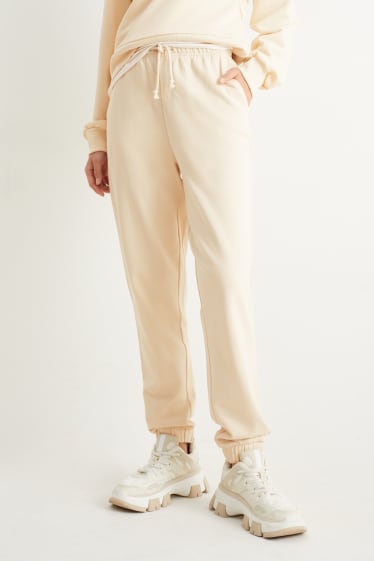 Donna - CLOCKHOUSE - pantaloni sportivi - bianco crema