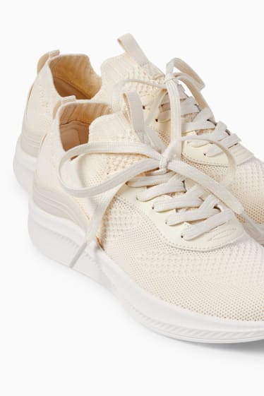Dames - Sneakers - licht beige