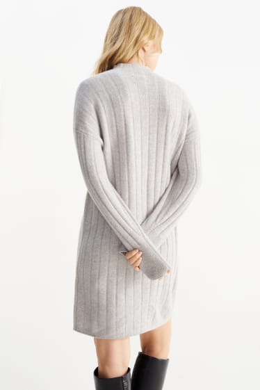 Donna - Vestito in cashmere - grigio chiaro