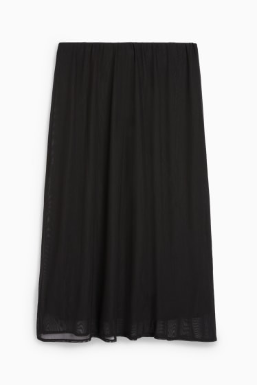 Mujer - Falda de malla - negro