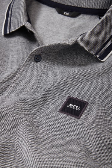 Uomo - Polo - grigio melange