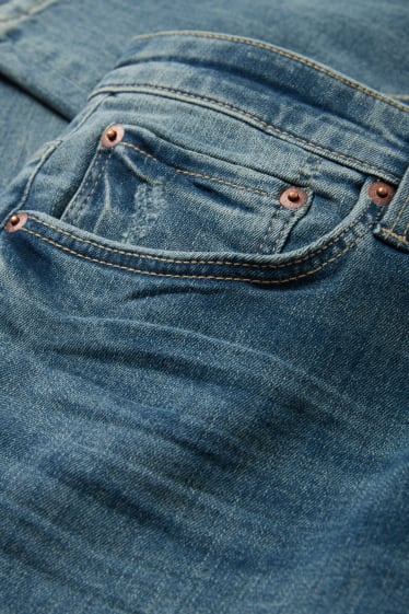 Hommes - Skinny jean - LYCRA® - jean bleu-gris
