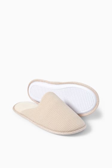 Women - Slippers - light beige