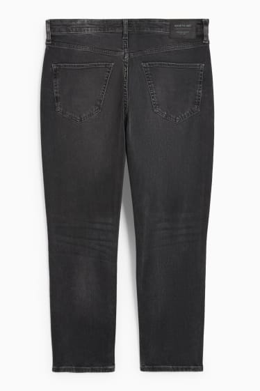 Hommes - Relaxed tapered jean - jean gris foncé