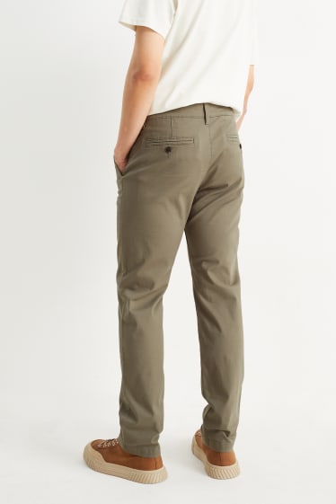 Uomo - Pantaloni chino - regular fit - verde