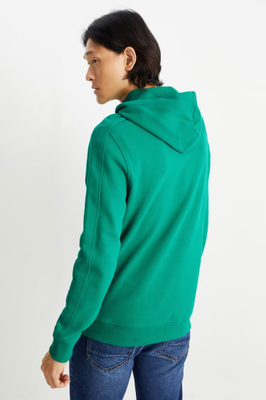 Hombre - Sudadera con capucha - verde