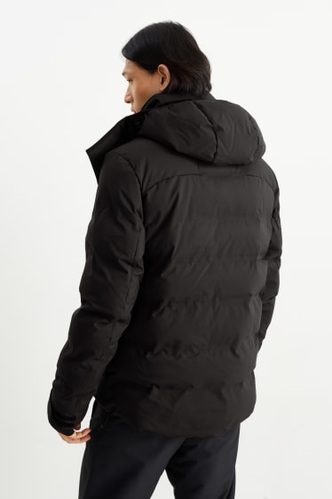 Men - Ski jacket with hood - black