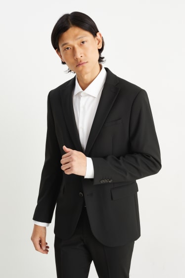 Hommes - Veste de costume - slim fit - Flex - LYCRA® - Mix & Match - noir