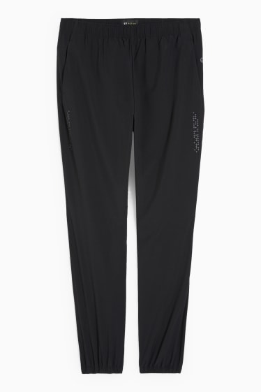 Hommes - Pantalon de sport - 4 Way Stretch - Flex - noir