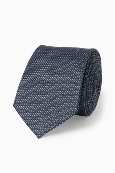 Herren - Krawatte - grau-melange
