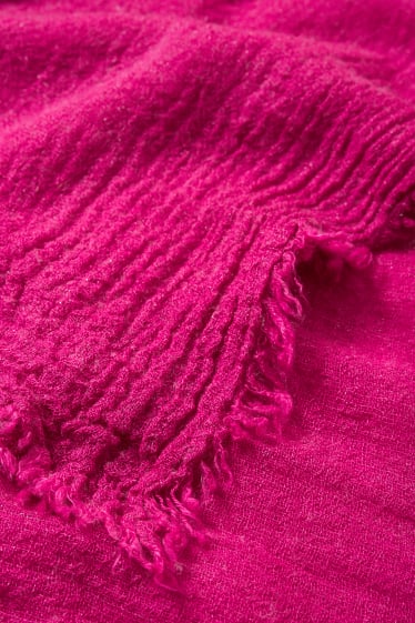 Dámské - Šátek - tmavě růžová