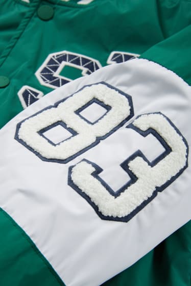 Children Boys - Varsity jacket - green