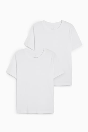 Women - Multipack of 2 - basic T-shirt - white