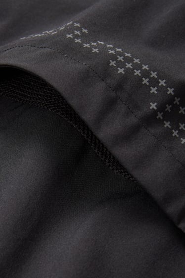 Uomo - Giacca sportiva con cappuccio - 4 Way Stretch - nero