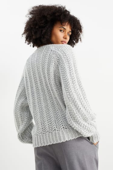 Kobiety - Sweter - jasnoszary