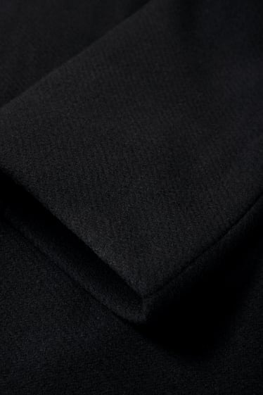 Men - Coat - 2-in-1 look - black