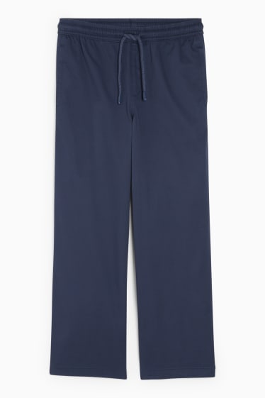 Kinder Jungen - Stoffhose - dunkelblau