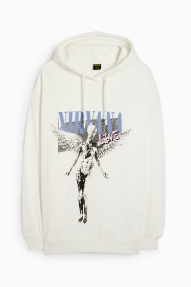 Damen - Hoodie - Nirvana - cremeweiss