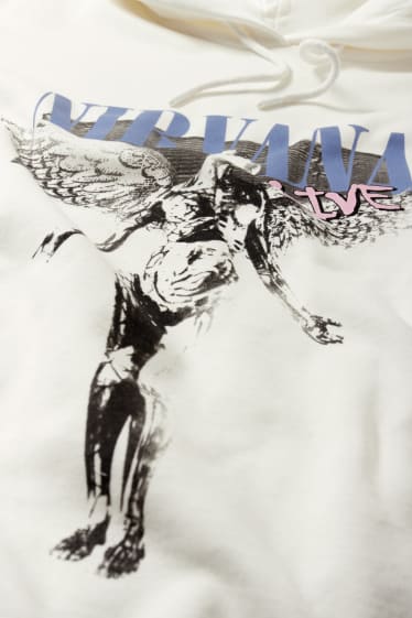 Damen - Hoodie - Nirvana - cremeweiss