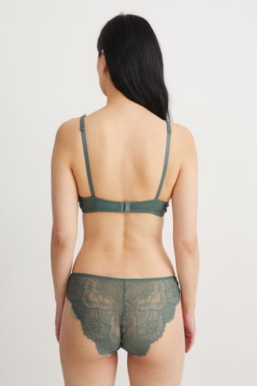 Femmes - Soutien-gorge avec armatures - DEMI - ampliforme - vert