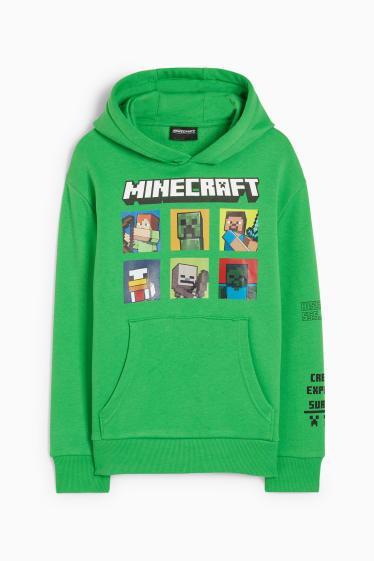 Children - Minecraft - hoodie - green