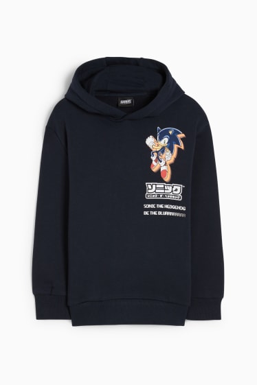 Kinderen - Sonic - hoodie - donkerblauw