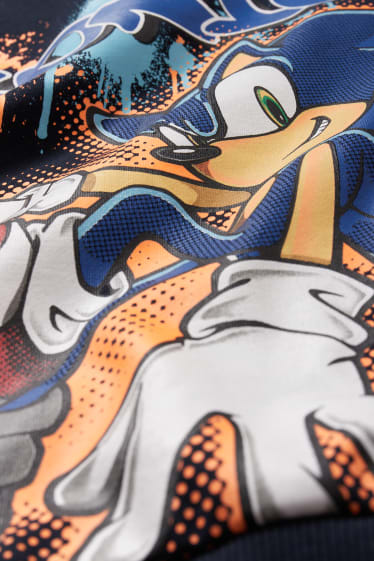 Kinderen: jongens - Sonic - hoodie - donkerblauw