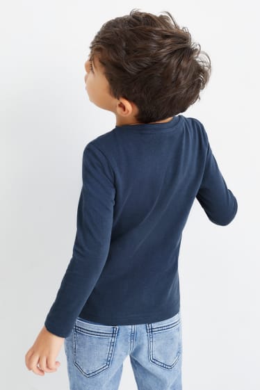 Kinderen - Sonic - longsleeve - donkerblauw