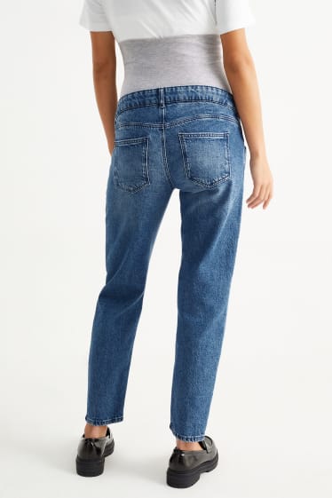 Dames - Zwangerschapsjeans - tapered fit - LYCRA® - jeansblauw