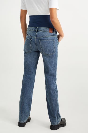 Women - Maternity jeans - straight jeans - denim-light blue