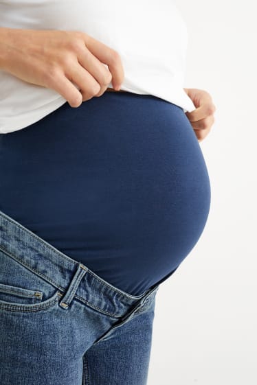 Dona - Texans de maternitat - straight jeans - texà blau clar