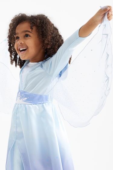Kinderen - Disney-prinses - Elsa-jurk - lichtblauw