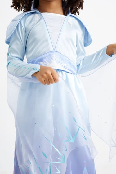 Dětské - Disneyovské princezny - šaty princezny Elsy - světle modrá