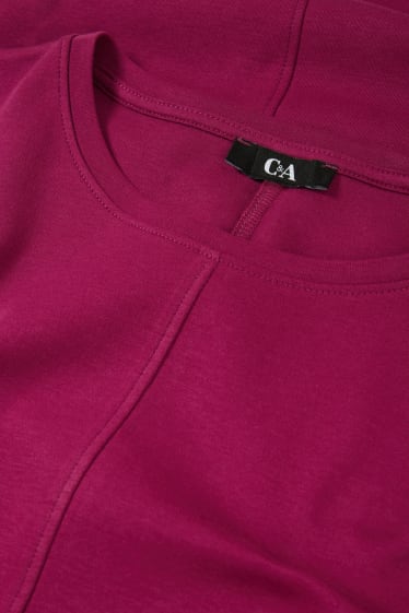 Women - Dress with slit - violet