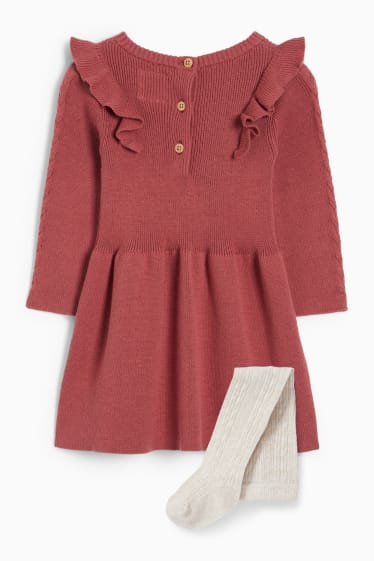 Babys - Baby-outfit - 2-delig - bordeaux