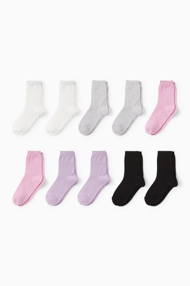 Children - Multipack of 10 - socks - pink