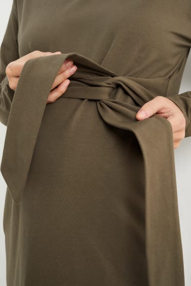 Women - Maternity dress - dark green