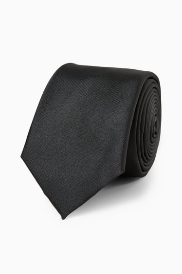 Mężczyźni - Krawat - czarny