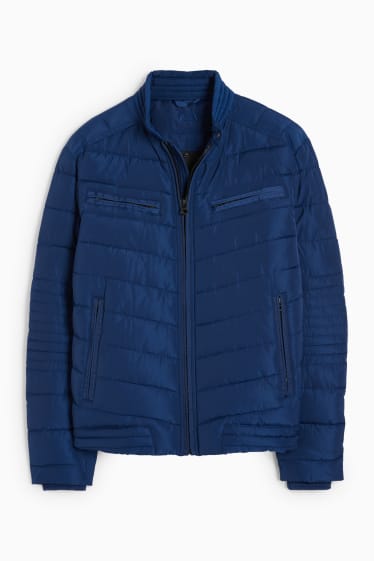 Men - Quilted jacket - dark blue