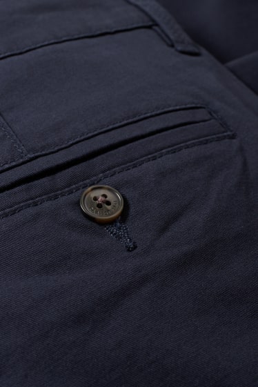 Home - Pantalons xinos - regular fit - blau fosc
