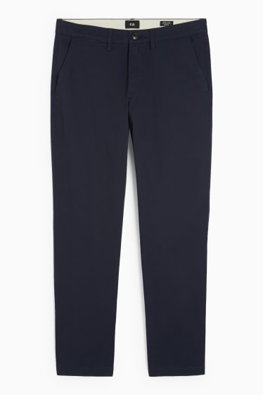 Uomo - Pantaloni chino - regular fit - blu scuro