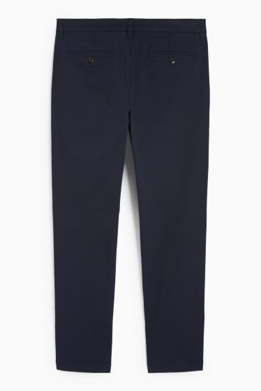 Home - Pantalons xinos - regular fit - blau fosc