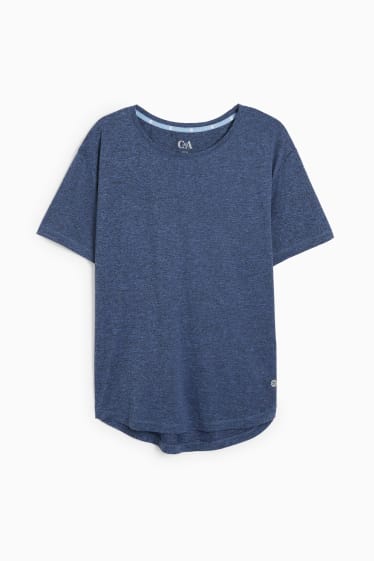 Dámské - Funkční tričko - modrá-žíhaná