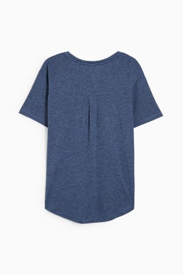 Dámské - Funkční tričko - modrá-žíhaná