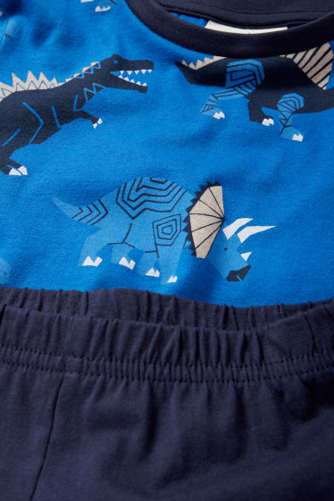 Bambini - Dinosauri - pigiama - 2 pezzi - blu