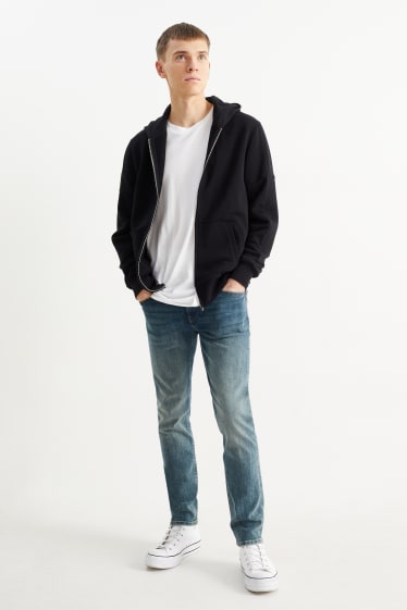 Bărbați - Skinny jeans - LYCRA® - denim-albastru gri